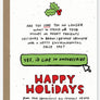 holiday Christmas wildflower seed paper card for mental health